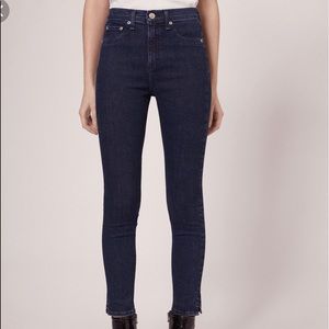 10” Rag & Bone Capri Skinny with Side Slit